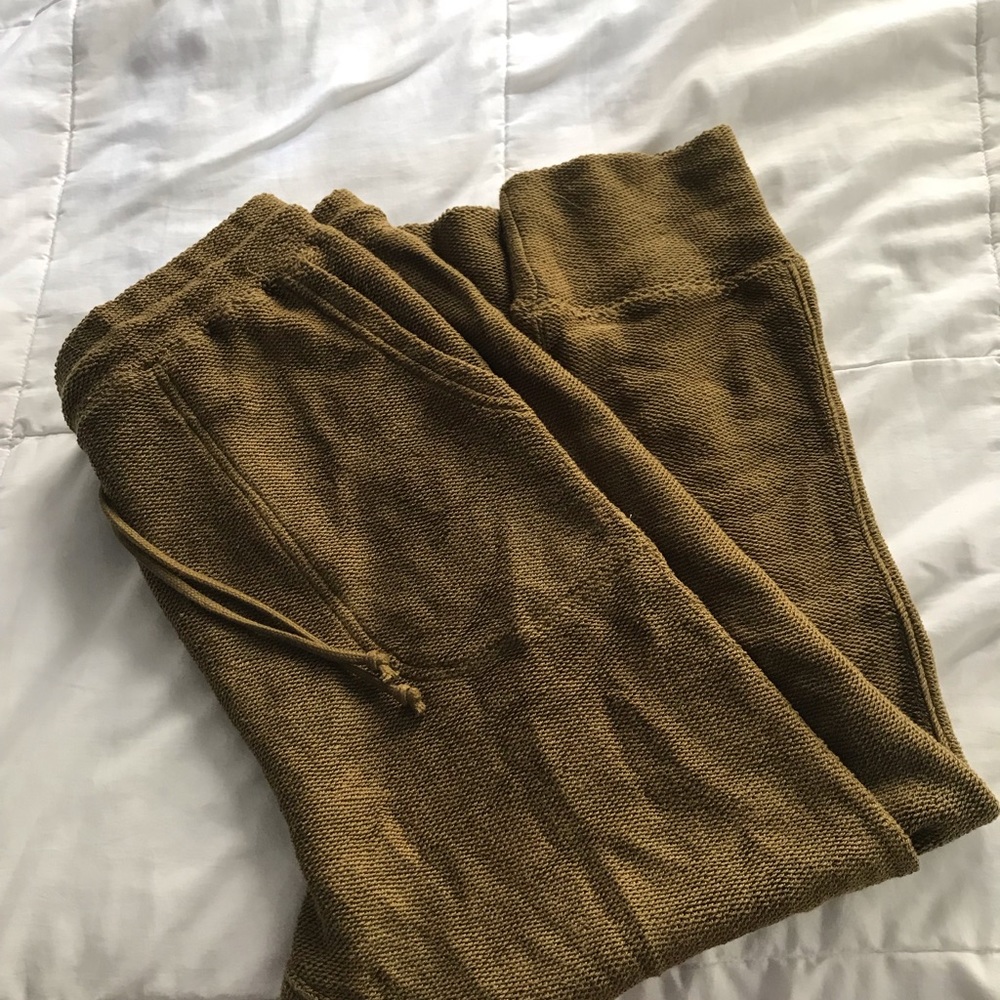Free people green joggers
